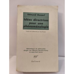 Idées directrices pour une phénoménologie