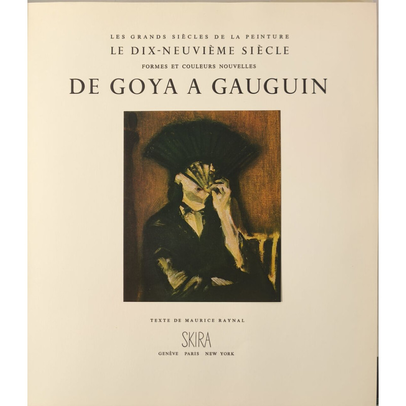 De Goya à Gauguin - ouvrage avec illustrations contrecollées
