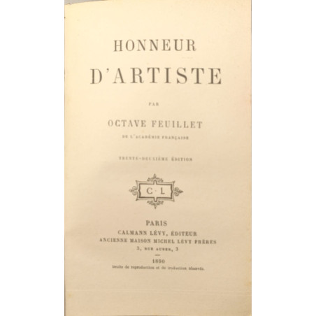 Honneur d'artiste