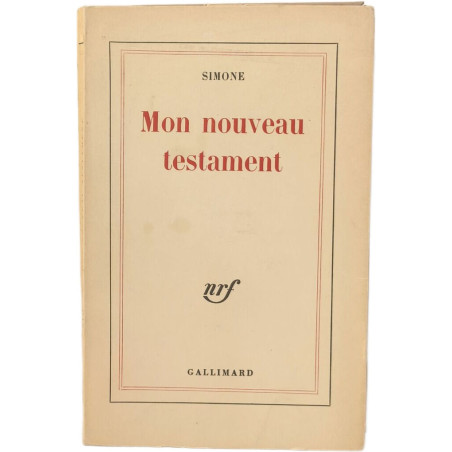 Mon nouveau testament
