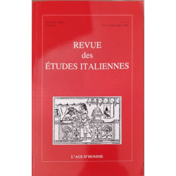 Revue des études italiennes juillet decembre 2006
