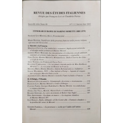 Revue des études italiennes/ janvier -juin 2002