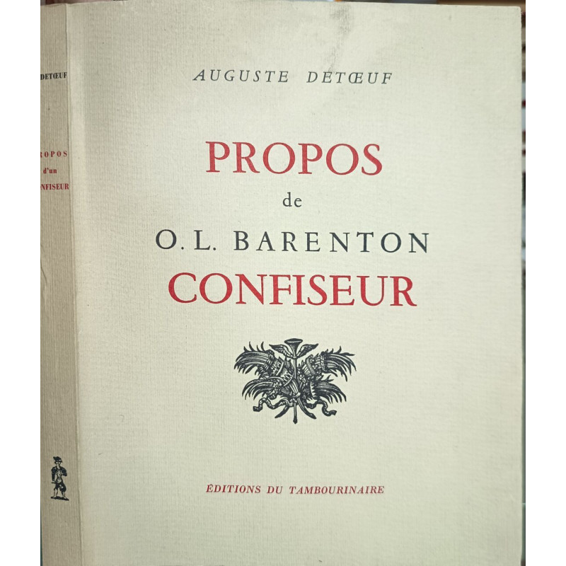 Propos de O. L. Barenton confiseur