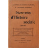 Découvertes d'Histoire sociale1200 1910