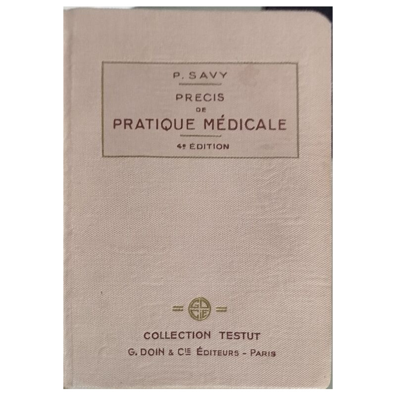 Précis de pratique médicale