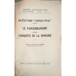 Un état dans "l'espace vital" : le pangermanisme à la conquête de...
