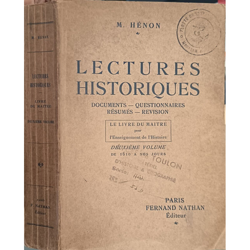 Lectures historiques