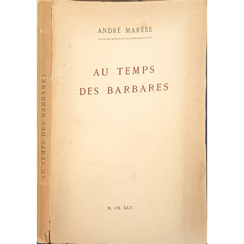 Au temps des barbares