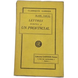 Lettres écrites à un provincial