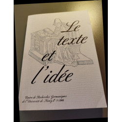 Le texte et l'idée 7/1992