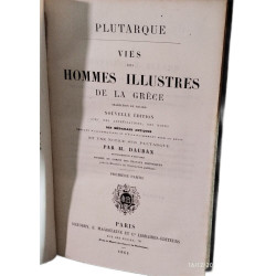 Vies des hommes illustres de la grece avec une notice sur...