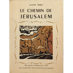 Le chemin de jerusalem EO numérotée196 / bois gravés en couleurs...