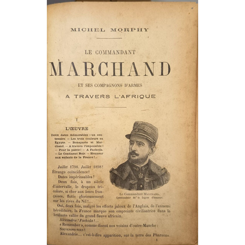 Le Commandant Marchand et ses compagnons d'armes à travers l'Afrique