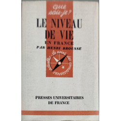 Le niveau de vie en France