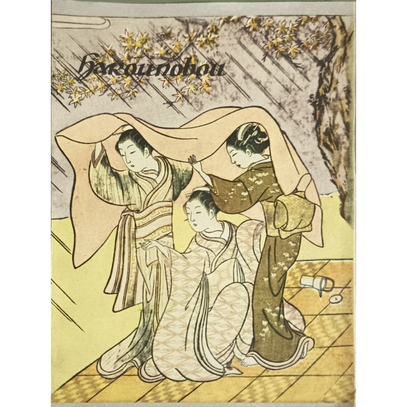 Jeunes filles et femmes - Gravures sur bois en couleurs -...