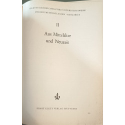 Aus Mittelalter und Neuzeit II