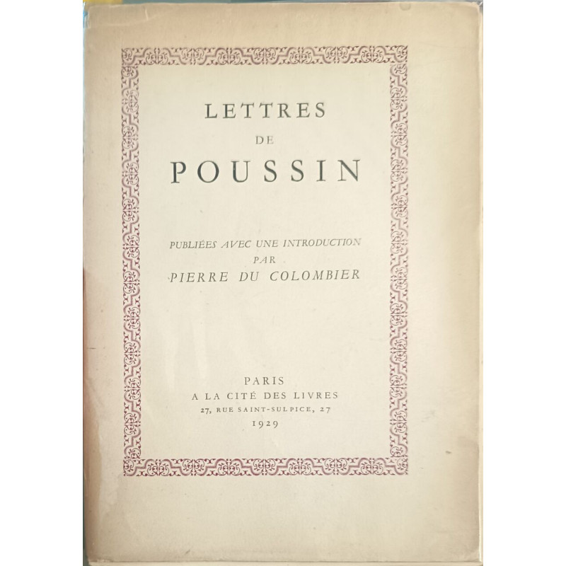 Lettres de Poussin