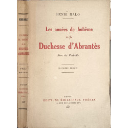 Les années de bohème de la Duchesse d'Abrantès