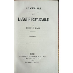 Grammaire théorique et pratique de la langue espagnole
