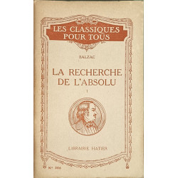 La Recherche de l'Absolu Tome 1 et 2