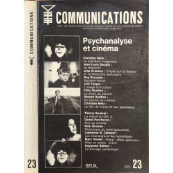 Communications n° 23 Psychanalyse et Cinéma