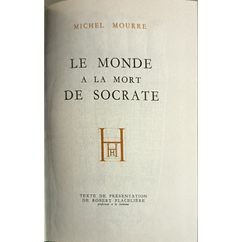 Le monde à la mort de Socrate