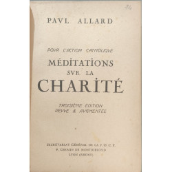 Méditations sur la charité
