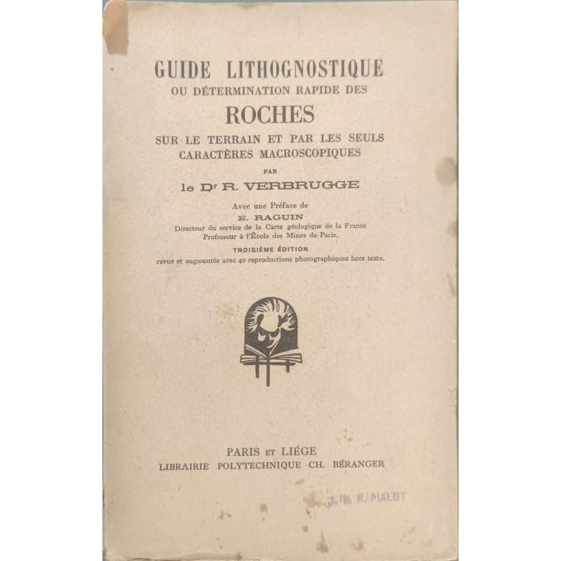 Guide lithognostique ou détermination rapide des roches sur le...