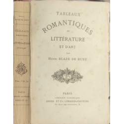 Tableaux romantiques de littérature et d'art
