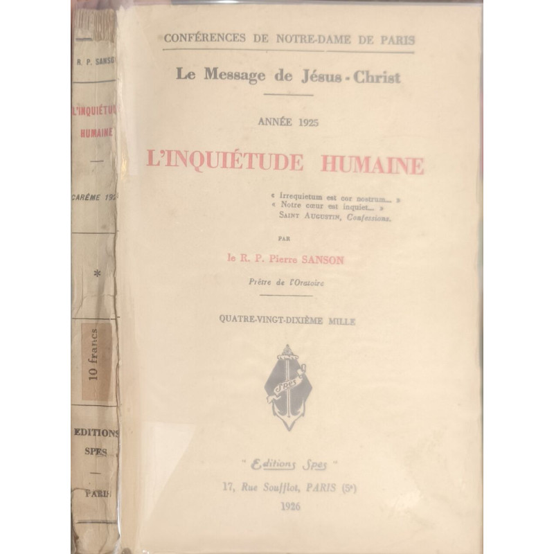 L'inquiétude humaine