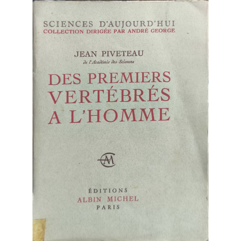 Des premiers vertébrés à l'homme