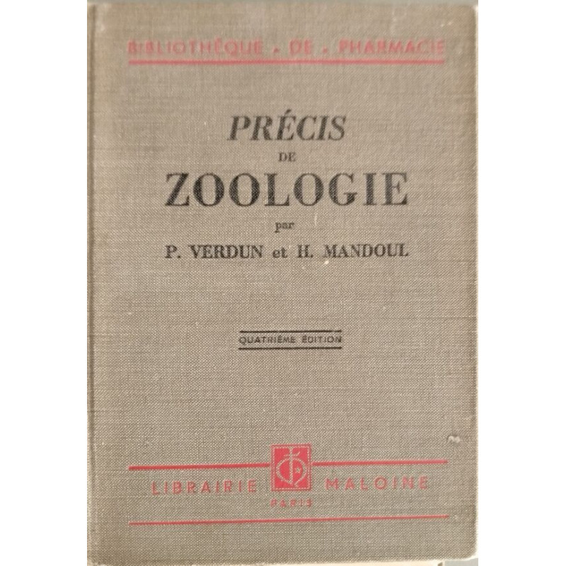 Précis de zoologie