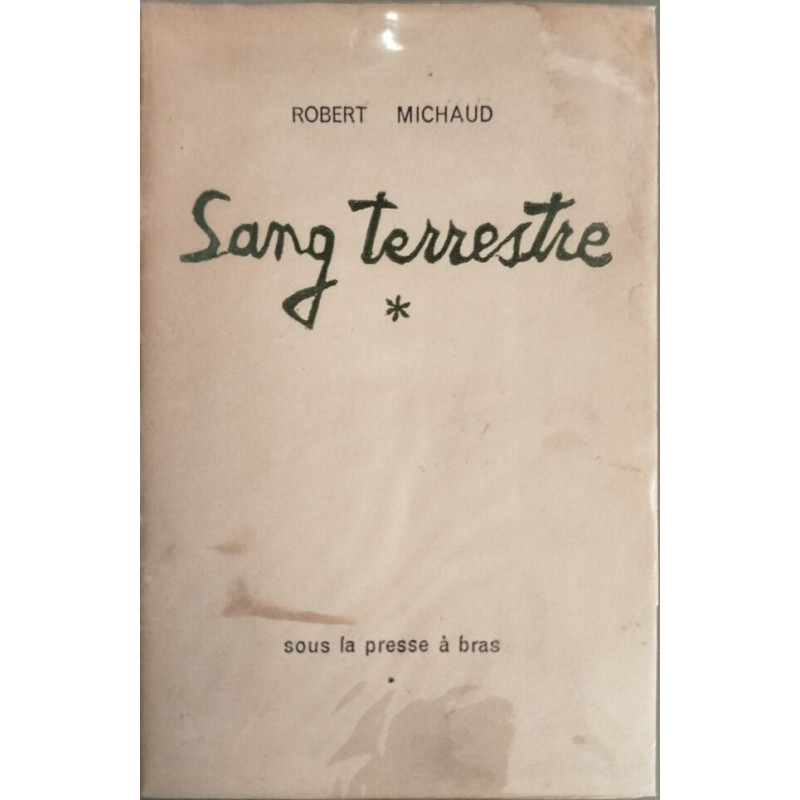 Sang terrestre/ EO numérotée