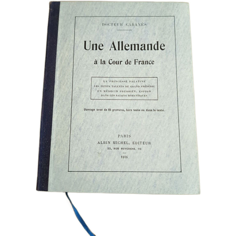 Une Allemande à la Cour de France