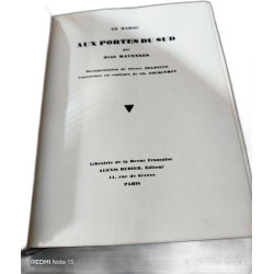 Aux portes du Sud : Le Maroc / exemplaire numeroté