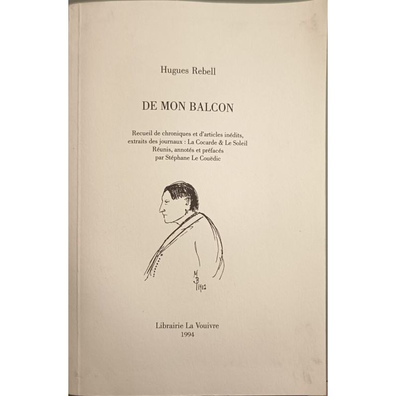 De mon balcon - EO numérotée