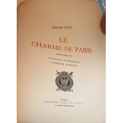 Le charme de Paris: Monuments/ illustrations en couleurs de...