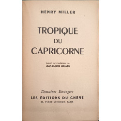 Tropique du Capricorne