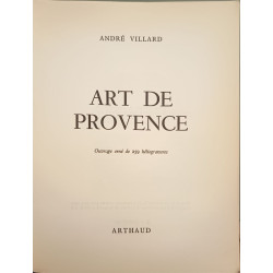 Art de Provence ouvrage orné de 259 héliogravures
