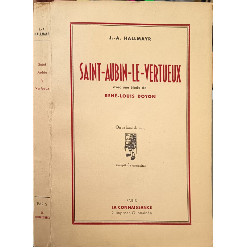 Saint-aubin-le-vertueux avec une étude de rené-Louis doyon et...