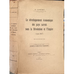 Le développement économique des pays sarrois sous la Révolution et...