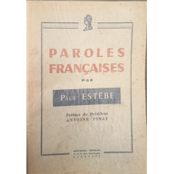Paroles françaises