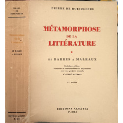 Métamorphose de la littérature/ 2 tomes