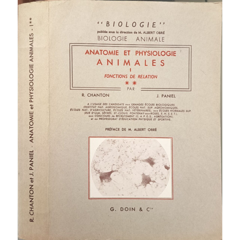 Anatomie et physiologie animales - I - Fonctions de relation