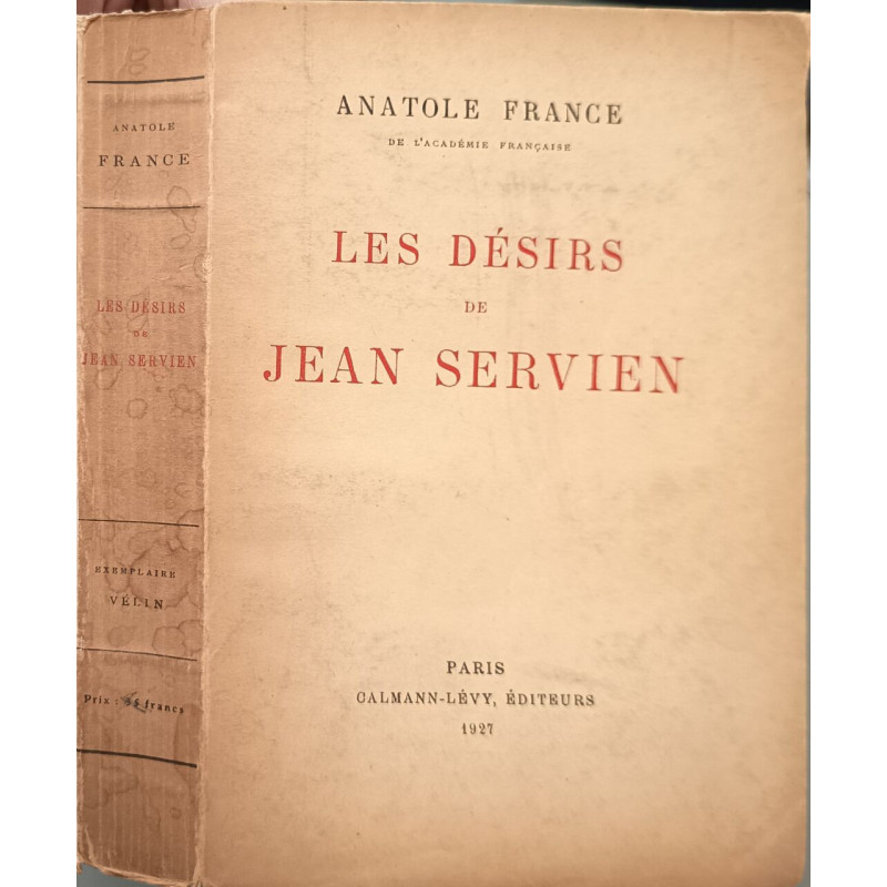 Les désirs de Jean Servien - EO numéroté 1148/2300