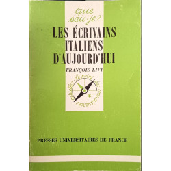 Les écrivains italiens d'aujourd'hui