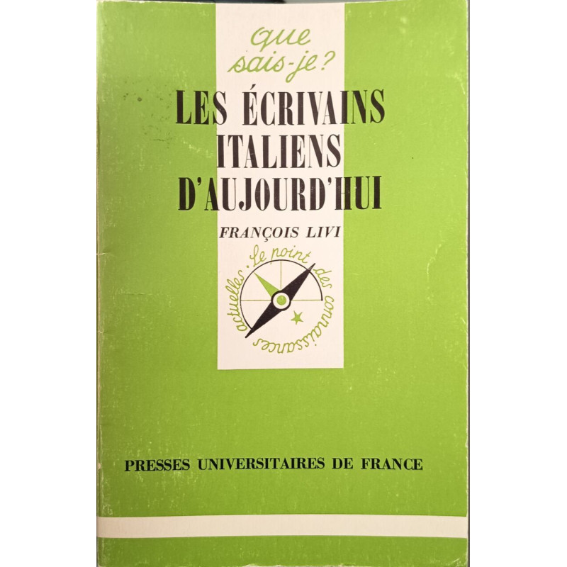 Les écrivains italiens d'aujourd'hui