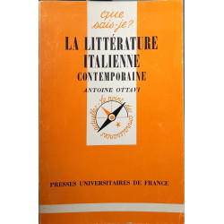 La littérature italienne contemporaine