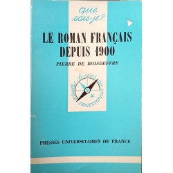 Le roman français depuis 1900