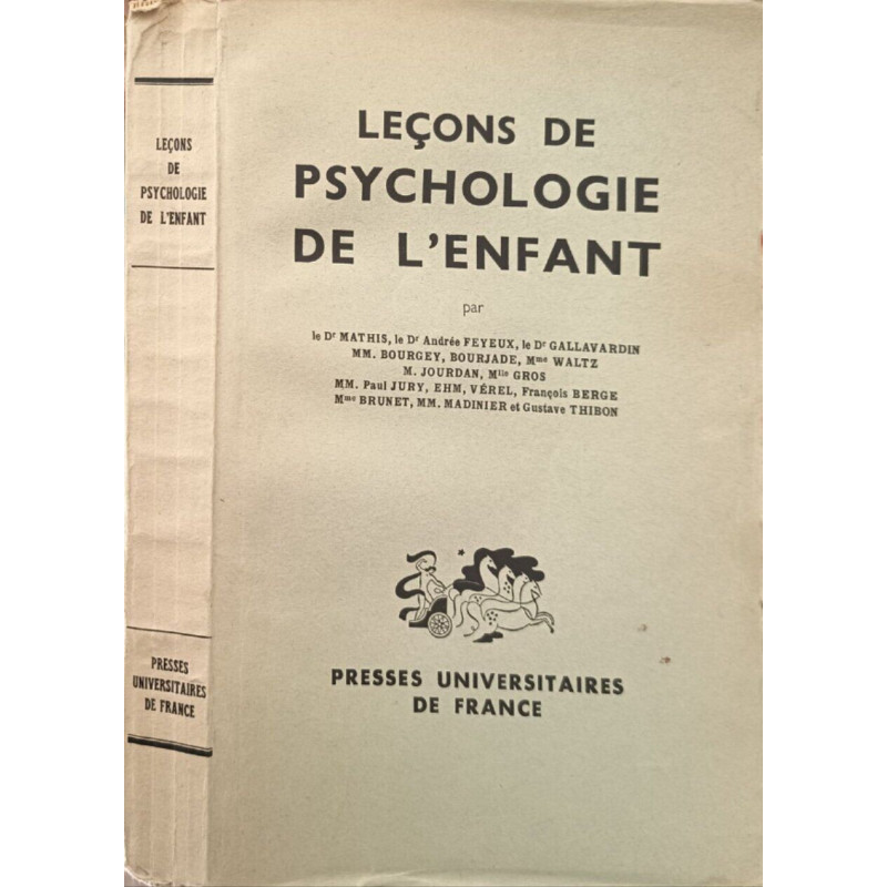 Leçons de psychologie de l'enfant